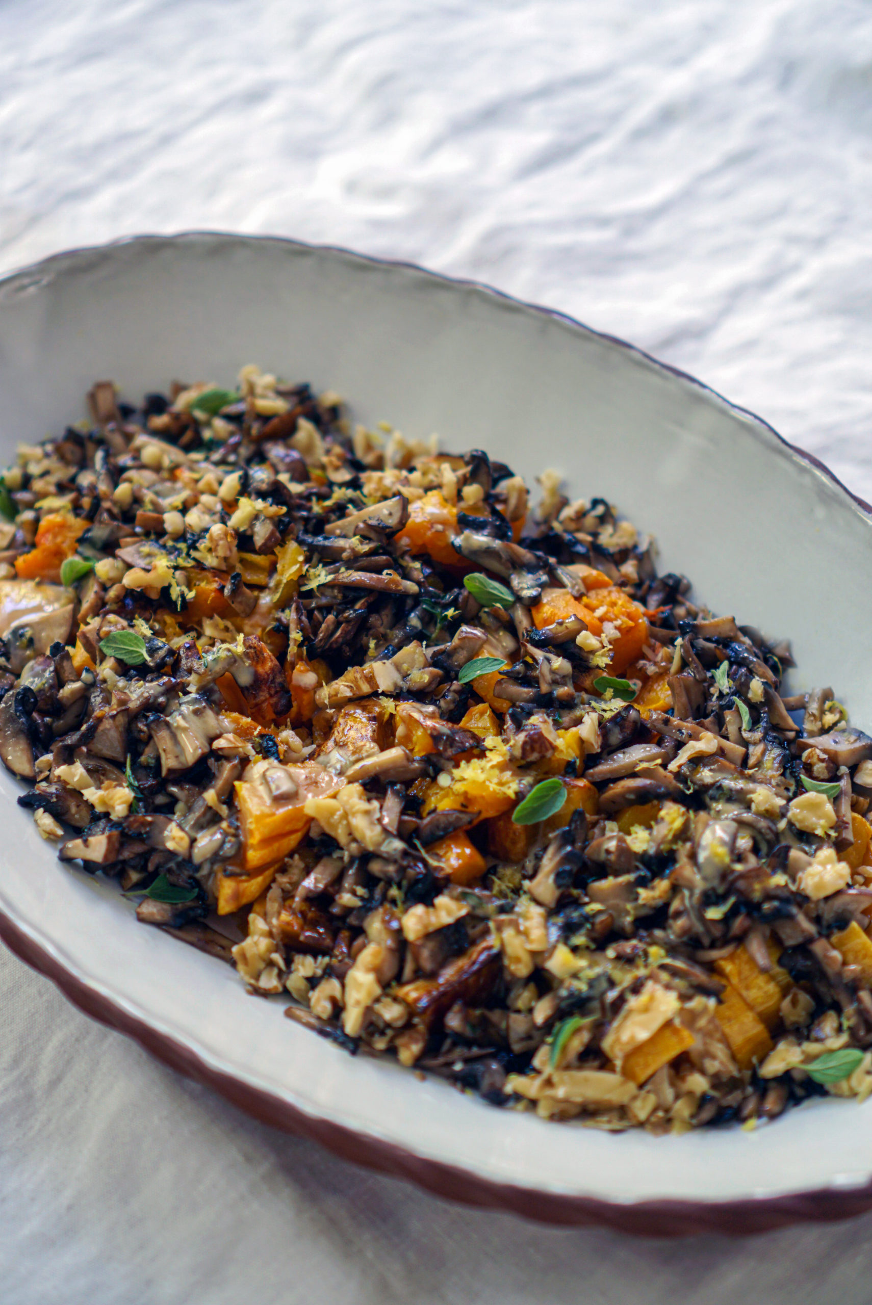 Lemony Butternut Squash & Mushroom-image